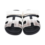 Hermes Chypre sandal Himalaya Crocodile Limited