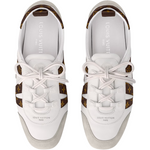 Louis Vuitton Sneaker LV Sneaker in White with Brown Monogram Logo