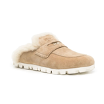 Miu Miu Suede mules - Ecru-