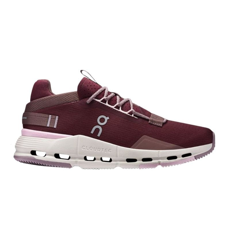 On Running Women's Cloudnova 2 in Maroon/Peony