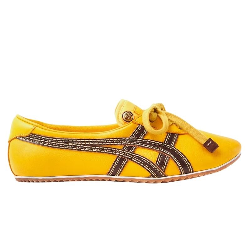 Onitsuka Tiger Tai-Chi Sakura Nappa Versace Brown Yellow
