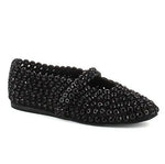 Alaïa Suede Black Ballet Flats